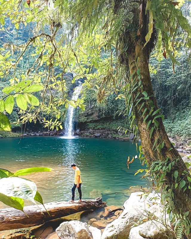 Air terjun tibu sendalem sesaot lombok barat