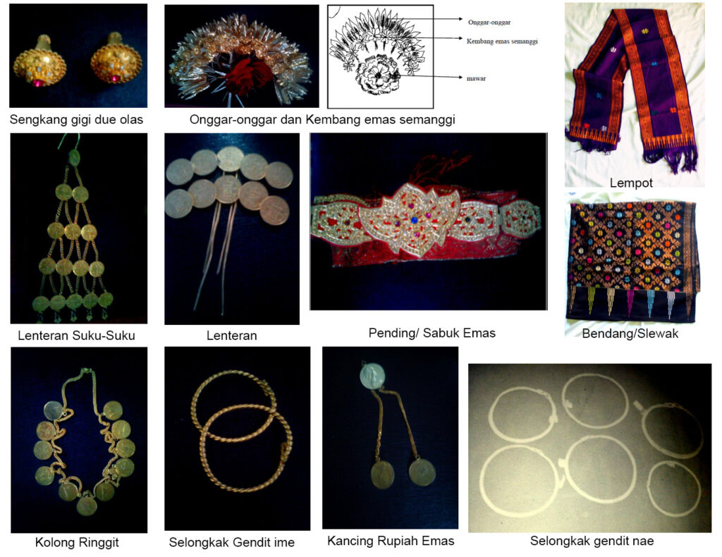 Asesoris Pakaian Pengantin Wanita Sasak, Lombok NTB