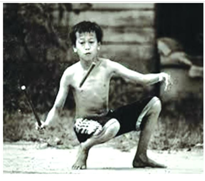 Permainan sungkit, permainan tradisional sasak Lombok