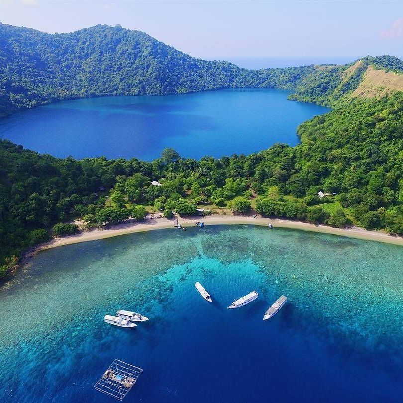 Dron View Pulau Satonda.