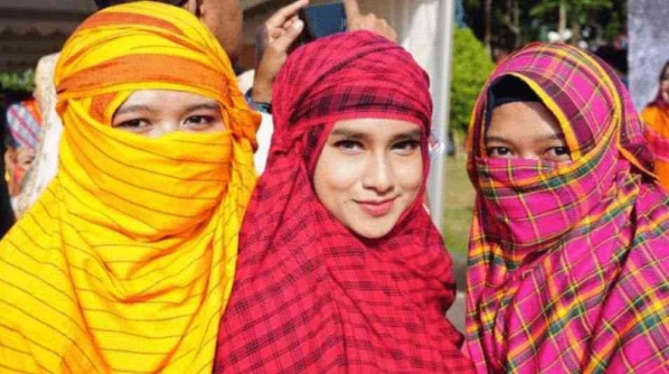 Rimpu hijab khas ala suku mbojo Bima dan Dompu